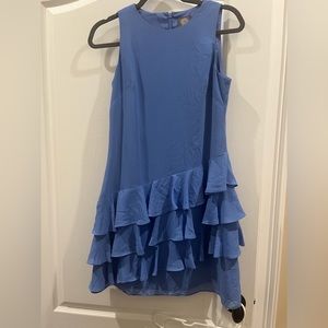 Vince Camuto Women’s size 2 Chiffon Ruffle Bottom Dress